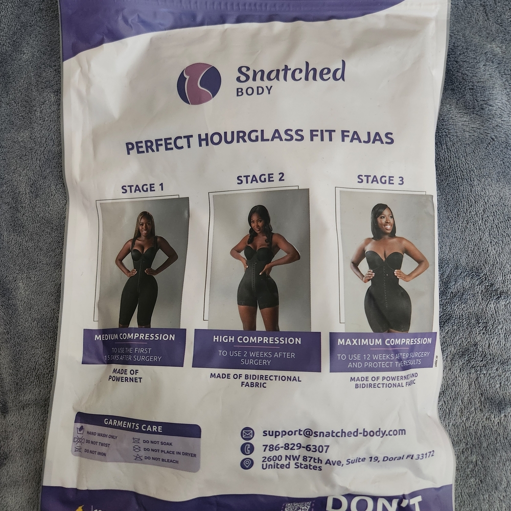 Black Hourglass Fit Fajas